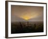 Moonrise on the seashore-Caspar David Friedrich-Framed Giclee Print