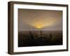 Moonrise on the seashore-Caspar David Friedrich-Framed Giclee Print