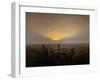 Moonrise on the seashore-Caspar David Friedrich-Framed Giclee Print