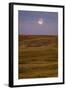 Moonrise Over Badlands South Dakota-Steve Gadomski-Framed Photographic Print