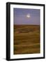Moonrise Over Badlands South Dakota-Steve Gadomski-Framed Photographic Print
