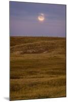 Moonrise Over Badlands South Dakota-Steve Gadomski-Mounted Photographic Print