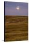 Moonrise Over Badlands South Dakota-Steve Gadomski-Stretched Canvas