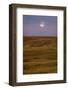 Moonrise Over Badlands South Dakota-Steve Gadomski-Framed Photographic Print