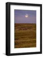 Moonrise Over Badlands South Dakota-Steve Gadomski-Framed Photographic Print