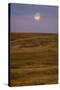 Moonrise Over Badlands South Dakota-Steve Gadomski-Stretched Canvas