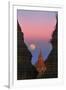 Moonrise over Bagan-Jon Hicks-Framed Premium Photographic Print