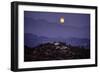 Moonrise Over Griffith Park, Los Angeles, California-George Oze-Framed Photographic Print