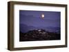 Moonrise Over Griffith Park, Los Angeles, California-George Oze-Framed Photographic Print