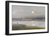 Moonrise over Hayle, from Lelant, C.1892-Sir Alfred East-Framed Giclee Print