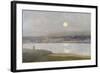 Moonrise over Hayle, from Lelant, C.1892-Sir Alfred East-Framed Giclee Print