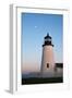 Moonrise over Lighthouse-Reminisce LTD-Framed Premium Photographic Print