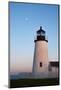 Moonrise over Lighthouse-Reminisce LTD-Mounted Photographic Print