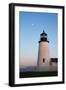 Moonrise over Lighthouse-Reminisce LTD-Framed Photographic Print