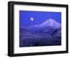 Moonrise over Mt. Hood, Oregon, USA-Janis Miglavs-Framed Premium Photographic Print
