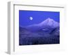 Moonrise over Mt. Hood, Oregon, USA-Janis Miglavs-Framed Premium Photographic Print