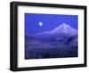 Moonrise over Mt. Hood, Oregon, USA-Janis Miglavs-Framed Photographic Print