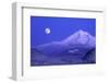 Moonrise over Mt. Hood, Oregon, USA-Janis Miglavs-Framed Premium Photographic Print