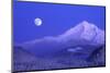 Moonrise over Mt. Hood, Oregon, USA-Janis Miglavs-Mounted Photographic Print