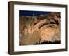 Moonrise over Painted Cave, Pueblo Rock Art, Bandelier National Monument, New Mexico, USA-Scott T. Smith-Framed Photographic Print