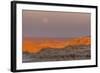 Moonrise over Rugged Landscape at Sunset, South Dakota, USA-Jaynes Gallery-Framed Photographic Print