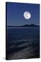 Moonrise Over Sea-David Nunuk-Stretched Canvas