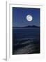 Moonrise Over Sea-David Nunuk-Framed Photographic Print