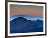 Moonrise over the Haleakala Crater,  Haleakala National Park, Maui, Hawaii.-Ian Shive-Framed Photographic Print