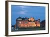 Moonrise over the Royal and Ancient Golf Club, St. Andrews, Fife, Scotland, United Kingdom, Europe-Mark Sunderland-Framed Photographic Print