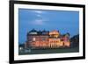 Moonrise over the Royal and Ancient Golf Club, St. Andrews, Fife, Scotland, United Kingdom, Europe-Mark Sunderland-Framed Photographic Print