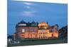 Moonrise over the Royal and Ancient Golf Club, St. Andrews, Fife, Scotland, United Kingdom, Europe-Mark Sunderland-Mounted Photographic Print