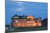 Moonrise over the Royal and Ancient Golf Club, St. Andrews, Fife, Scotland, United Kingdom, Europe-Mark Sunderland-Mounted Photographic Print