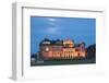 Moonrise over the Royal and Ancient Golf Club, St. Andrews, Fife, Scotland, United Kingdom, Europe-Mark Sunderland-Framed Photographic Print