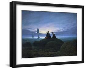 Moonrise over the Sea, 1774-Caspar David Friedrich-Framed Giclee Print