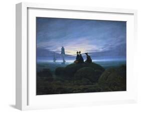 Moonrise over the Sea, 1774-Caspar David Friedrich-Framed Giclee Print