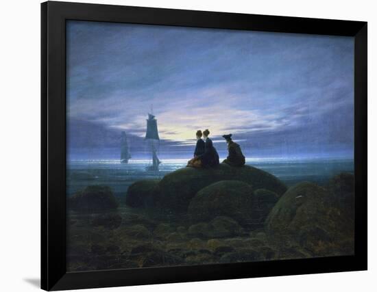 Moonrise over the Sea, 1774-Caspar David Friedrich-Framed Giclee Print