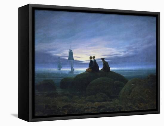 Moonrise over the Sea, 1774-Caspar David Friedrich-Framed Stretched Canvas