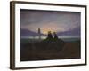 Moonrise over the Sea, 1822-Caspar David Friedrich-Framed Giclee Print