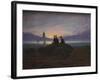 Moonrise over the Sea, 1822-Caspar David Friedrich-Framed Giclee Print