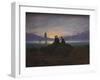 Moonrise over the Sea, 1822-Caspar David Friedrich-Framed Giclee Print