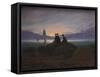 Moonrise over the Sea, 1822-Caspar David Friedrich-Framed Stretched Canvas