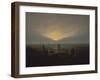 Moonrise over the Sea, c.1821-Caspar David Friedrich-Framed Giclee Print