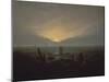 Moonrise over the Sea, c.1821-Caspar David Friedrich-Mounted Giclee Print