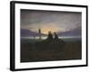 Moonrise over the Sea-Caspar David Friedrich-Framed Photographic Print