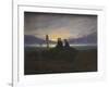 Moonrise over the Sea-Caspar David Friedrich-Framed Photographic Print