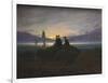 Moonrise over the Sea-Caspar David Friedrich-Framed Photographic Print