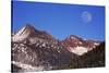 Moonrise over the Sierra-Nevada, Yosemite NP, California, USA-Michel Hersen-Stretched Canvas