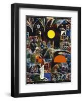 Moonrise - Sunset, 1919-Paul Klee-Framed Giclee Print