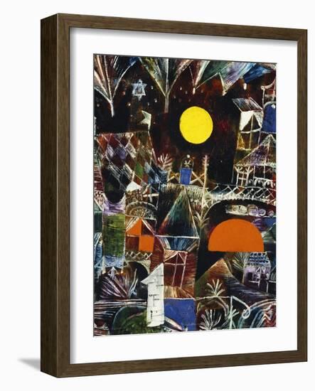Moonrise - Sunset; Mondauf - Sonnenuntergang-Paul Klee-Framed Giclee Print