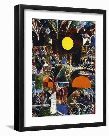 Moonrise - Sunset; Mondauf - Sonnenuntergang-Paul Klee-Framed Giclee Print